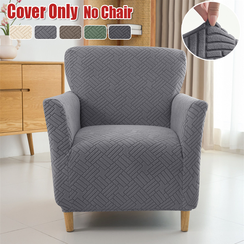 Office Furniture Dimensions - 1PC Tub Bar Sofa Cover Jacquard