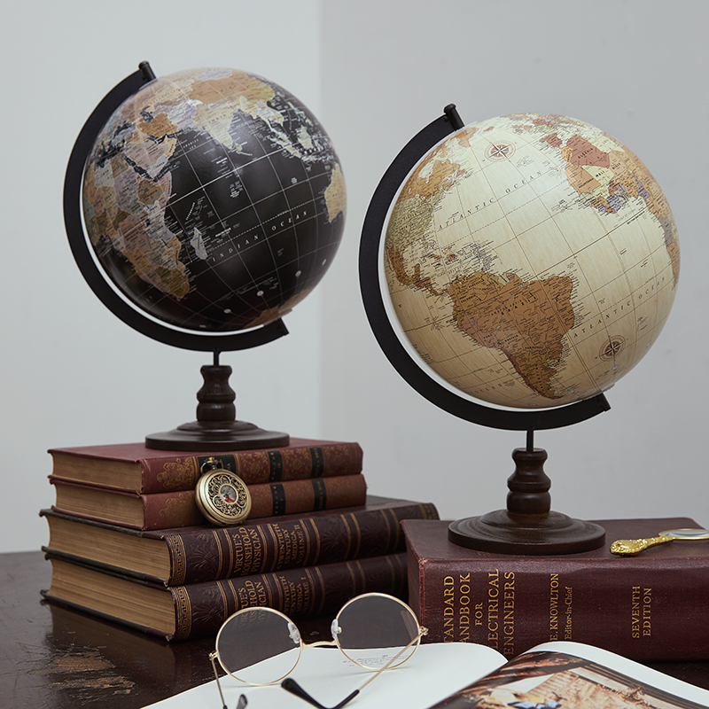 Office Furniture Equipment - World Globo Mapa vintage european globe