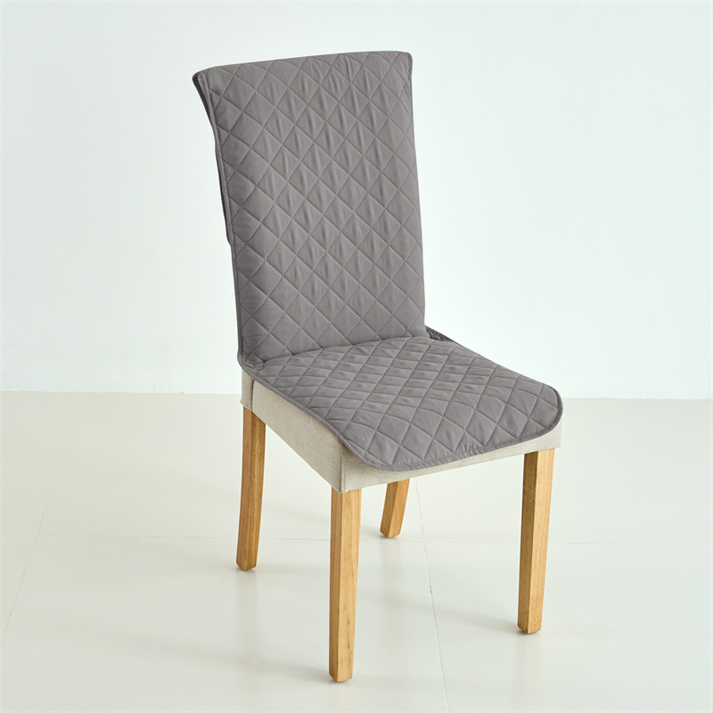 1PC Quilted Dining Chair Cover - огляд і ціна Office Furniture Dimensions