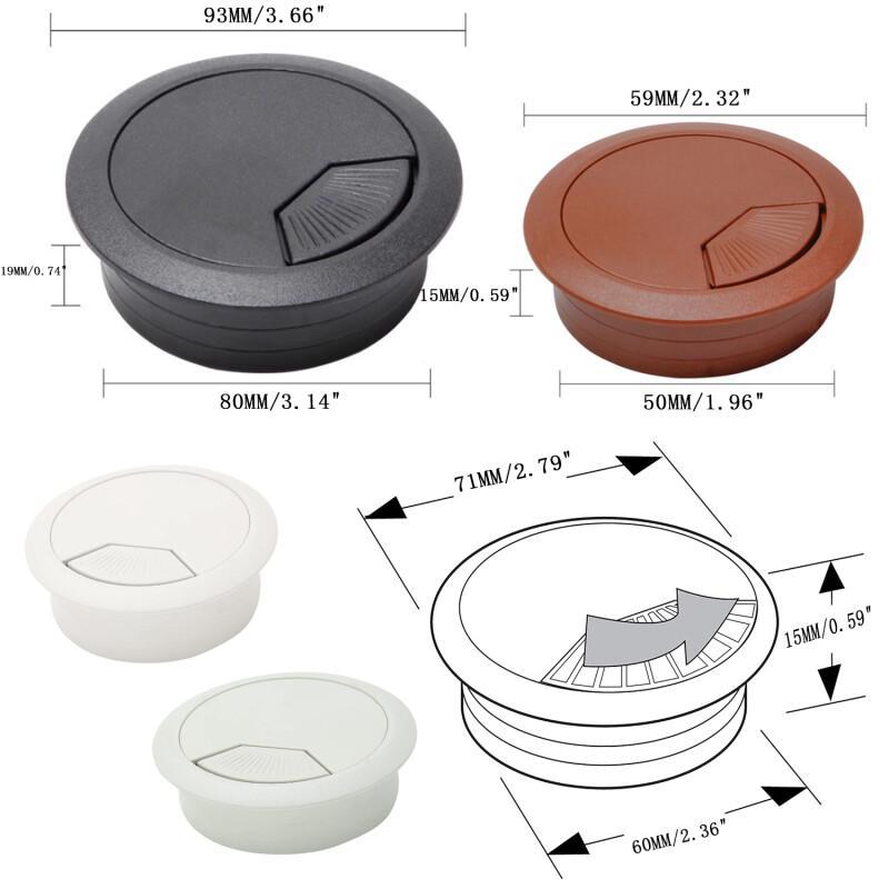 1Pcs Cable Hole Cover Cord Gro - огляд і ціна Office Furniture Equipment
