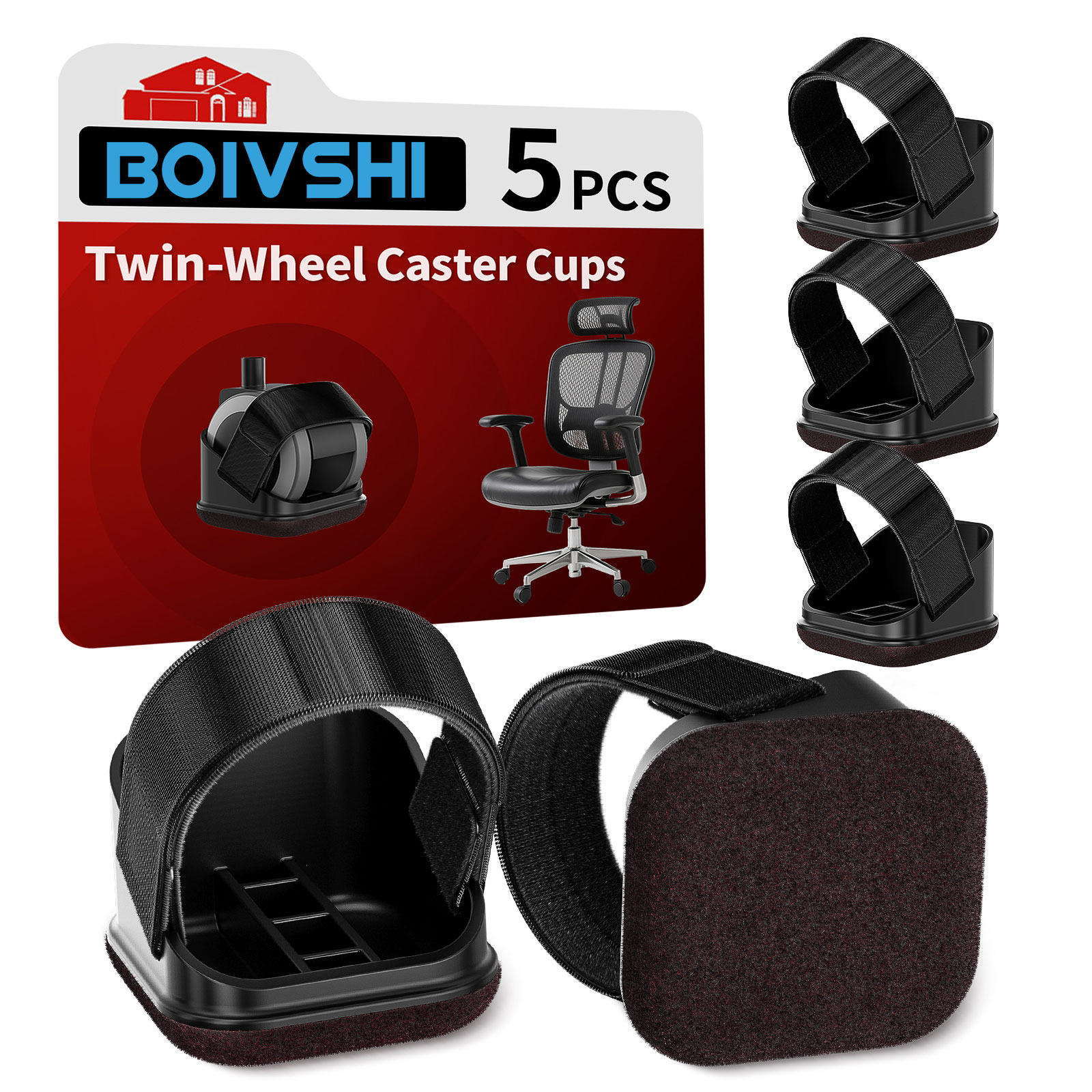 5PCS Chair Leg Protectors Offi - огляд і ціна Office Furniture Equipment
