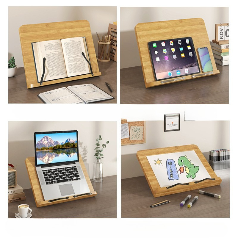 Wooden Reading Book Stand, Mul - огляд і ціна Adjustable Laptop Table