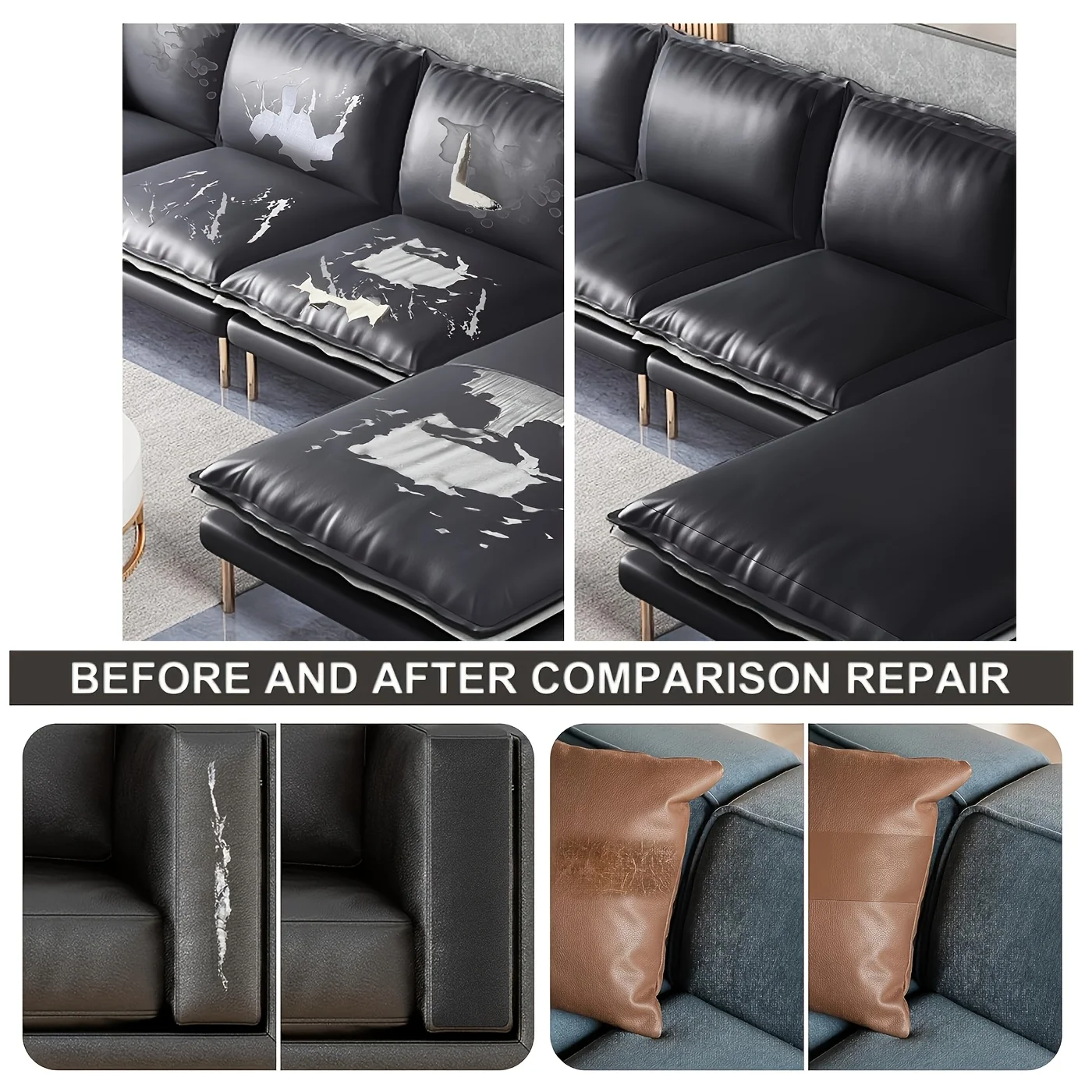 Leather Repair Tape, Multi-Col - огляд і ціна Office Furniture Repair