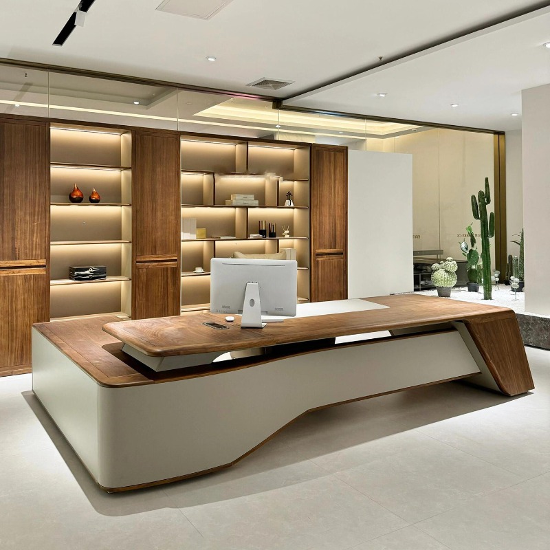 Wooden Fashion Office Desk Sim - огляд і ціна Office Furniture Dimensions