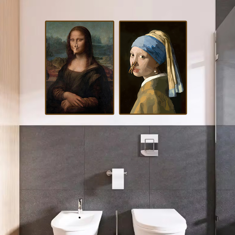 1pc Funny Abstract Bathroom To - огляд і ціна Office Furniture Equipment