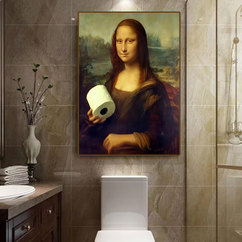 1pc Funny Abstract Bathroom To - огляд і ціна Office Furniture Equipment
