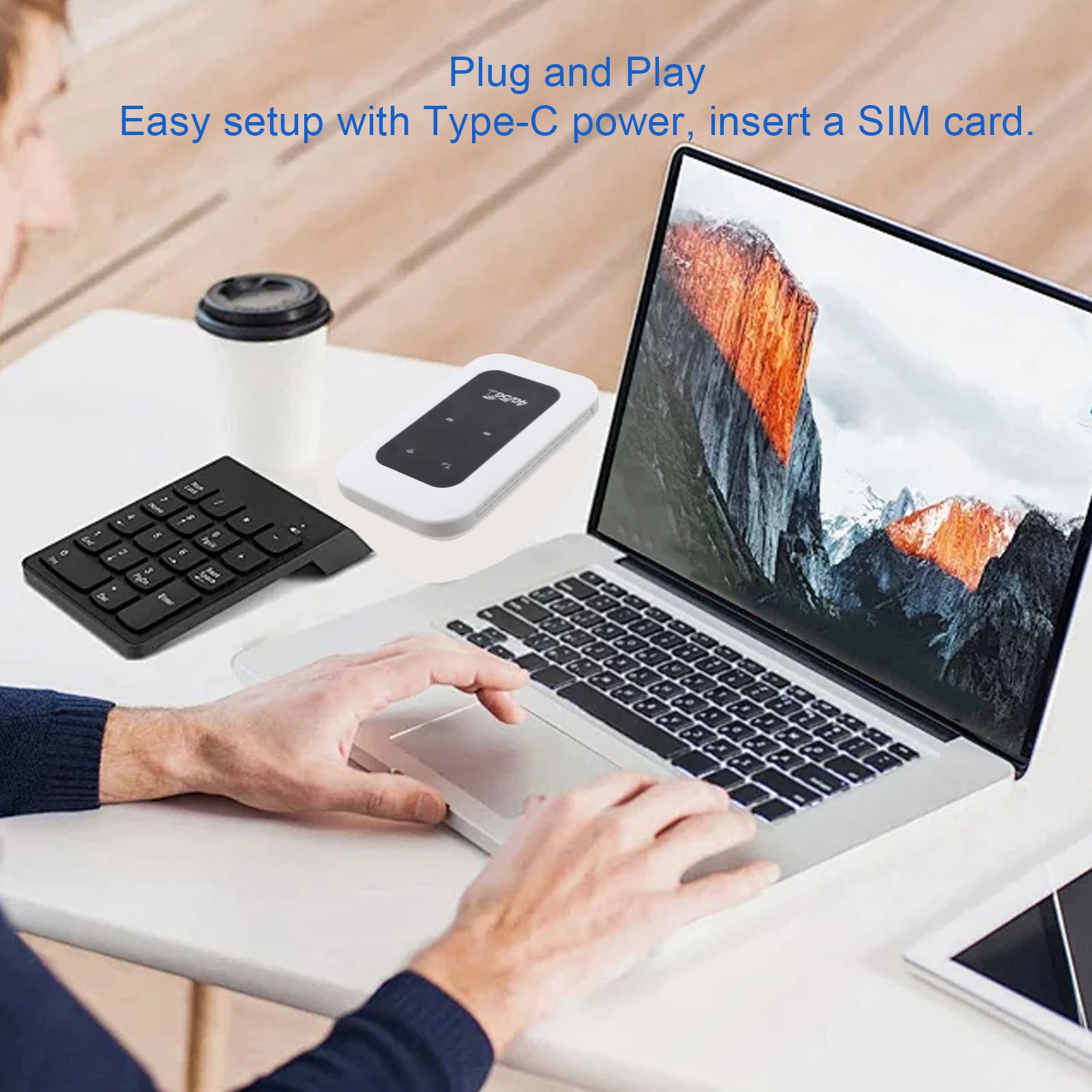 Portable 4G WiFi Hotspot 300Mb - огляд і ціна Adjustable Laptop Table