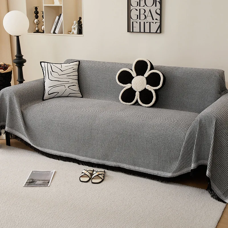 Woven Cotton Sofa Cover Blanke - огляд і ціна Office Furniture Dimensions