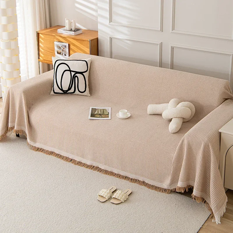 Woven Cotton Sofa Cover Blanke - огляд і ціна Office Furniture Dimensions